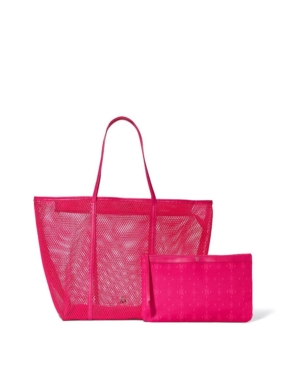 Victoria’s Secret Hot Pink Mesh Tote Bag NWT